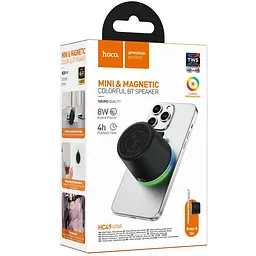 Bluetooth колонка Hoco HC49 Shine Black - мініатюра 3