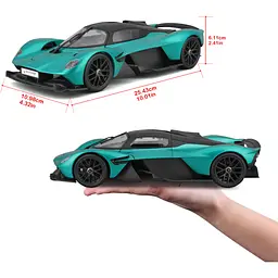 Ігрова автомодель Maisto Aston Martin Valkyrie 1:18 (31465 Green) - мініатюра 14