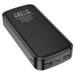 Універсальна мобільна батарея Borofone Mike BJ17A 20000mAh 10W (Чорний) - мініатюра 3