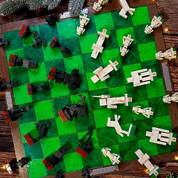 Шахи Noble Collection Minecraft Overworld Heroes vs. Hostile Mobs - мініатюра 8