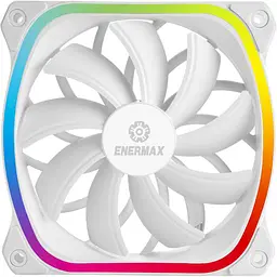 Вентилятор Enermax SQUA RGB WHITE 3x 120 mm 3шт (UCSQARGB12P-W-BP3) - мініатюра 2