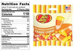 Жувальні цукерки Jelly Belly Candy Corn Bag 85г - мініатюра 7
