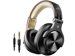Bluetooth-навушники Oneodio Fusion A70 black-gold - мініатюра 3