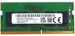 Модуль пам'яті Micron DDR4 8Gb 3200 MHz Sodimm (MTA4ATF1G64HZ-3G2E2) Б/в