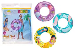 Надувне дитяче коло для плавання Intex Wet Set Collection 59242 діаметр 61см