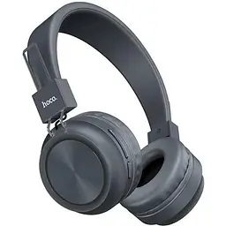 Навушники Bluetooth Hoco Promise W25, BT5.0, MicroSD, AUX support, grey