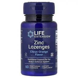 Вітаміни та мінерали Life Extension Zinc Lozenges, 60 льодяників