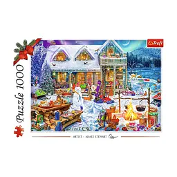 Пазл Trefl XMAS Зимовий час 1000 елементів (5900511109481) - мініатюра 3