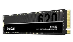 Накопичувач SSD Lexar m.2 NVMe 512GB NM620 500 480 (LNM620X512G-RNNNG) - мініатюра 3