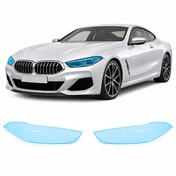 Антигравійна захисна бронеплівка за лекалами для BMW 8 Series G15/G14/G16 2018-2022 - оптика (фари та ПТФ)