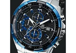 Сталеві чоловічі наручні годинники Casio оригінал Японія Edifice EFR-539D-1A2VUEF зі сталевим браслетом - мініатюра 2