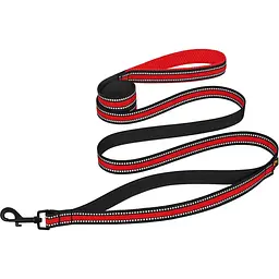 Повідець для собак BronzeDog Mesh, розмір М, 200х2 см, червоний - мініатюра 3