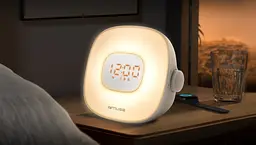 Радіо-годинник з USB білий Muse ML-198 CR - мініатюра 6
