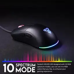 Ігрова миша Fantech UX-3 HELIOS PixArt 3389, 400IPS, 50G, 1600DPI Black - мініатюра 8