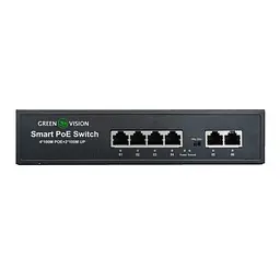 Комутатор мережевий POE GV-006-D-04+2P - мініатюра 3