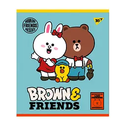 Зошит Yes А5 Line Friends 12 аркушів лінія (766806), в асортименті - мініатюра 2