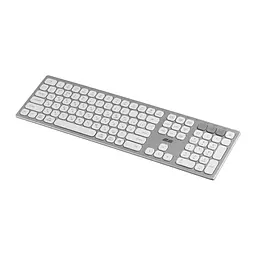 Клавіатура ножицьна бездротова 2E KS-270 Silver-White, 109key, WL/BT, EN/UK - мініатюра 5