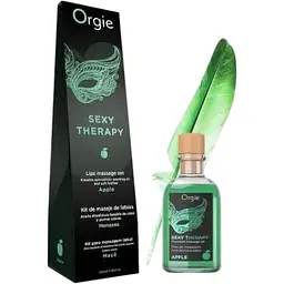 Олія для масажу Orgie Sexy Therapy зелене яблуко, 100 мл
