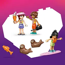 Конструктор LEGO Friends Пляжний будиночок з морськими котиками 400 деталі (42699) - мініатюра 6