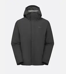 Куртка чоловіча Rab Downpour Jacket Man M Чорний
