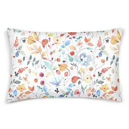 Комплект постільної білизни Cosas євро без простирадла AQUARELLE FLOWERS CS1 200 x 220 см (FlowersAquaColorful_200_2) - мініатюра 3