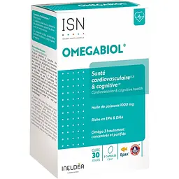 Комплекс Ineldea Omegabiol 1000 для серцево-судинної системи та головного мозку 60 капсул
