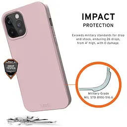 Чохол протиударний UAG Outback 112355114646 для iPhone 12/12 Pro (6.1") Lilac - мініатюра 6