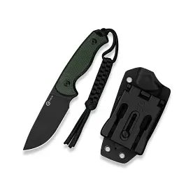 Ніж фіксований Civivi 81,2 мм 14C28N Micarta темно-зелений
