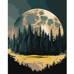 Картина за номерами Ideyka Таємничий край ©art_selena_ua KHO5108 40х50 см