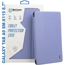 Чохол до планшета BeCover Soft Edge stylus holder Samsung Tab A9 SM-X115 8.7" Purple (710360) - мініатюра 2