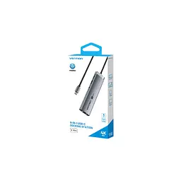 Концентратор VENTION USB-C 9-in-1 HDMI 60Hz + 2xUSB 3.0 + RJ45 + SD/TF + 3.5mm + PD 100W (TGVHB)