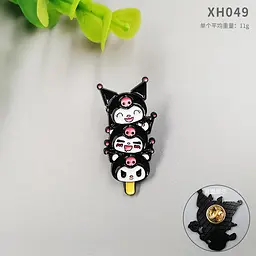 Значок Хеллоу Кітті Куромі Hello Kitty Kuromi P HK K 02 - мініатюра 2