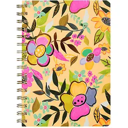 Книга для нотаток Buromax Colorful А5 80 аркушів у клітинку жовта (BM.24572111-08)