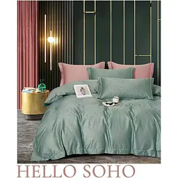 Комплект постільної білизни Soho Boutique євро Dew Mint (A130105) - мініатюра 2
