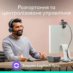 Веб-камера Logitech Brio 4K for Business Graphite (960-001746) - мініатюра 12