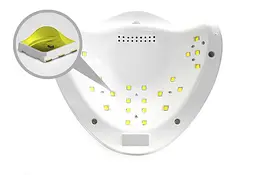 Лампа для манікюру Sun 5 ультрафіолетова LED 48W White (3_01292) - мініатюра 3