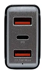 Автомобільний зарядний пристрій XON MaxCharge Type-C 75W (Type-C PD30 + 2 x Type-A 15V/1.5A) Black (CM2A1C75WB 3517) - мініатюра 2