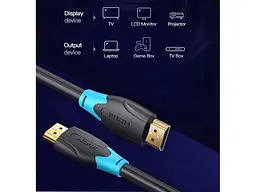Кабель Vention HDMI М-М 1.5m Black (AACBG) - мініатюра 8