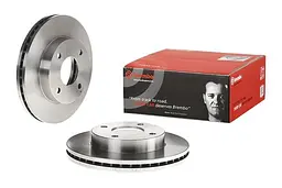 Диск гальмівний передній вентильований Nissan Nv200 10-25р Brembo (09.B548.10) - мініатюра 2