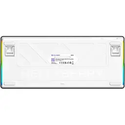 Клавіатура Hator Hellyberry HK75 Mechanical Linear RGB USB UA White/Violet (HK75) - мініатюра 7