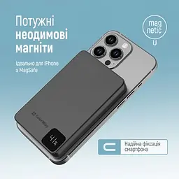 Універсальна мобільна батарея 10000 mAh, Black, 20 Вт ColorWay teh0027611 - мініатюра 6