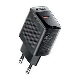 Зарядний пристрій Acefast A102 USB-C PD30W GaN Black (6974316283287) - мініатюра 9