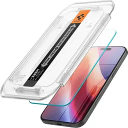 Захисне скло Spigen EZ Fit HD Glas.tR для Apple iPhone 16 Pro Max Crystal Clear [AGL07914] 1-Pack [117858] - мініатюра 4