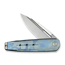 Ніж складаний туристичний Weknife Hull (9.9 см) Bohler M390 / Titanium синій - мініатюра 3