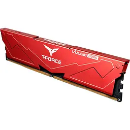Модуль пам'яті Team DDR5 32Gb (2x16) T-Force Vulcan 6400MHz Red (FLRD532G6400HC40BDC01) - мініатюра 2