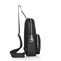 Сумка WIWU Master Fingerprint Lock Crossbody Bag Black (6976195096064) - мініатюра 4
