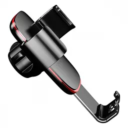 Тримач в машину Baseus Metal Age Gravity Car Mount Air Outlet Version срібний (21739) - мініатюра 6