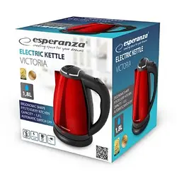Електрочайник Esperanza Kettle EKK113R 1.8 л червоний - мініатюра 2