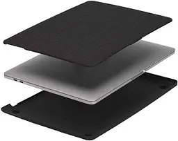 Чохол для ноутбука Incase MacBook Pro 13" Textured Hardshell In Woolenex Graphite (INMB200650-GFT) - мініатюра 7