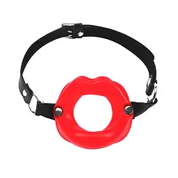 Кляп розширювач у формі губ Art of Sex - Gag Lips, натуральна шкіра Art of Sex SO5148 95088 - мініатюра 2